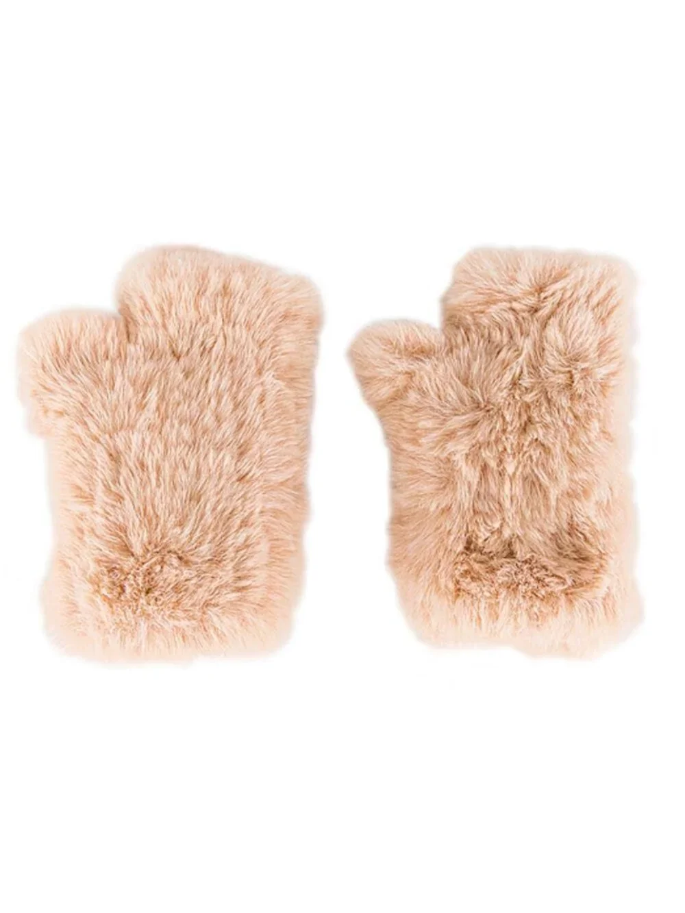Eugenia Kim Faux Rabbit Fur Fingerless Gloves